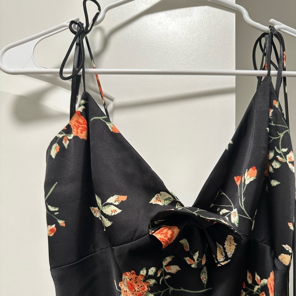 Bardot Andy Slip Dress in Black Floral - Picture 4 of 6